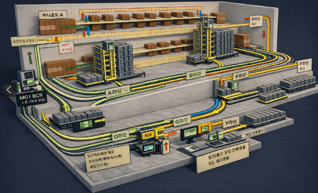 미니로드 라인 구성도